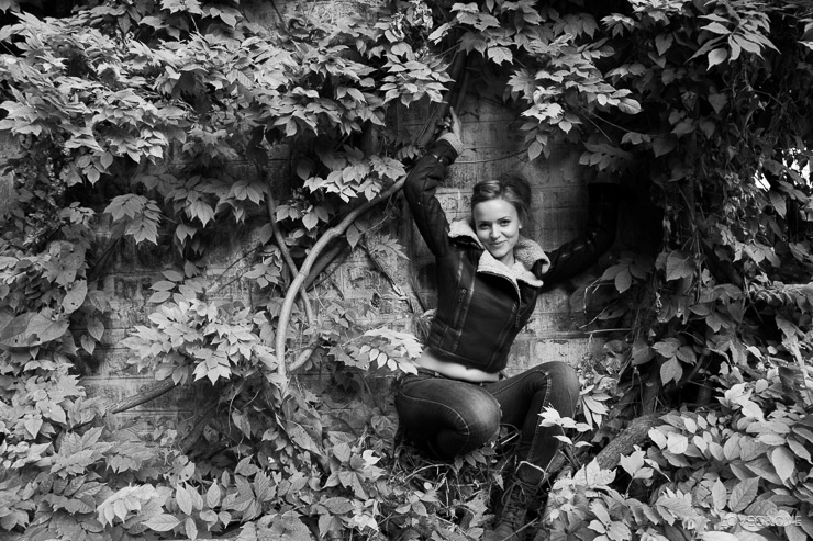 22. One of my 'Girls in hedges' collection. It had to be done.