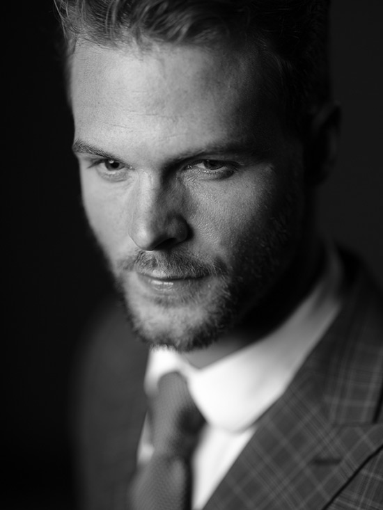 Monochrome studio portraits