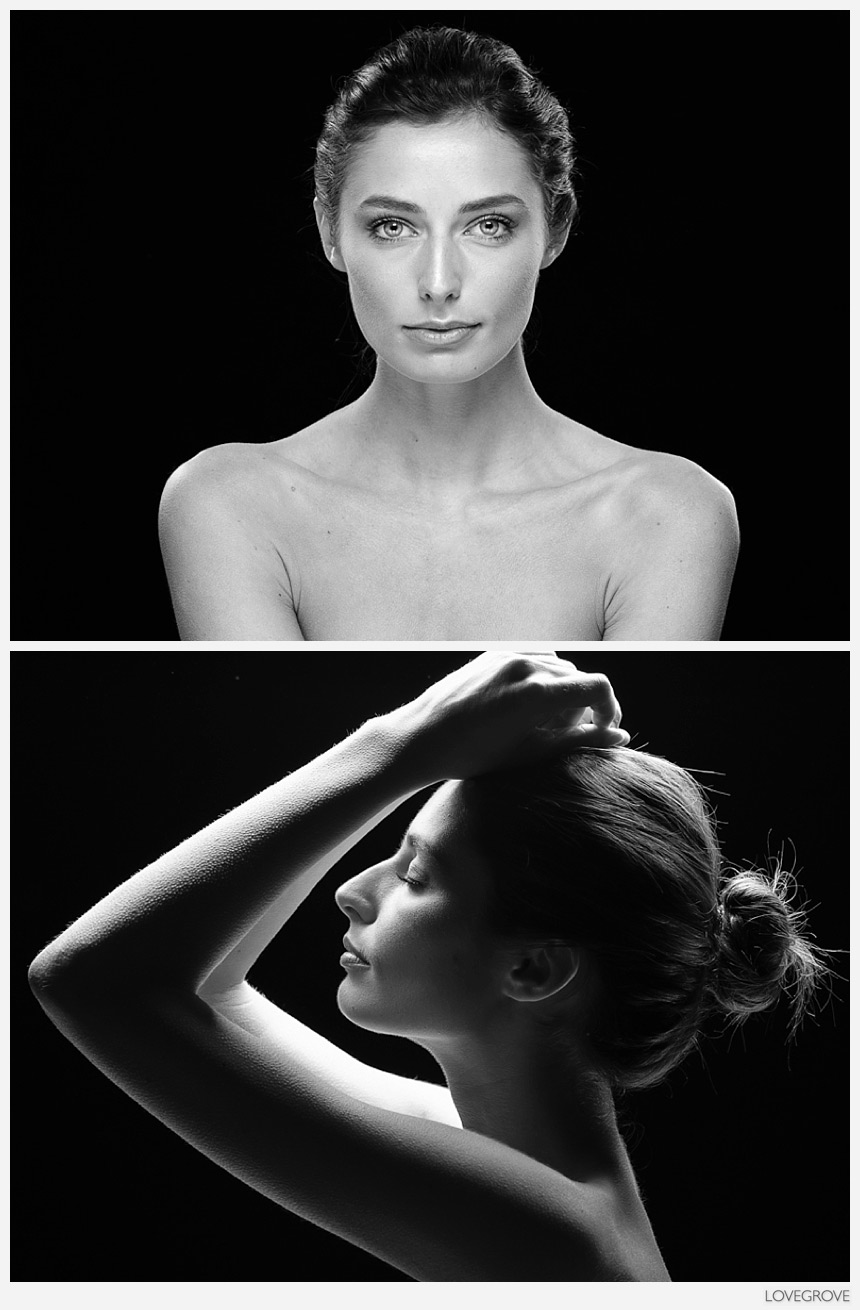 Monochrome studio portraits - ProPhotoNut by Lovegrove Adventures