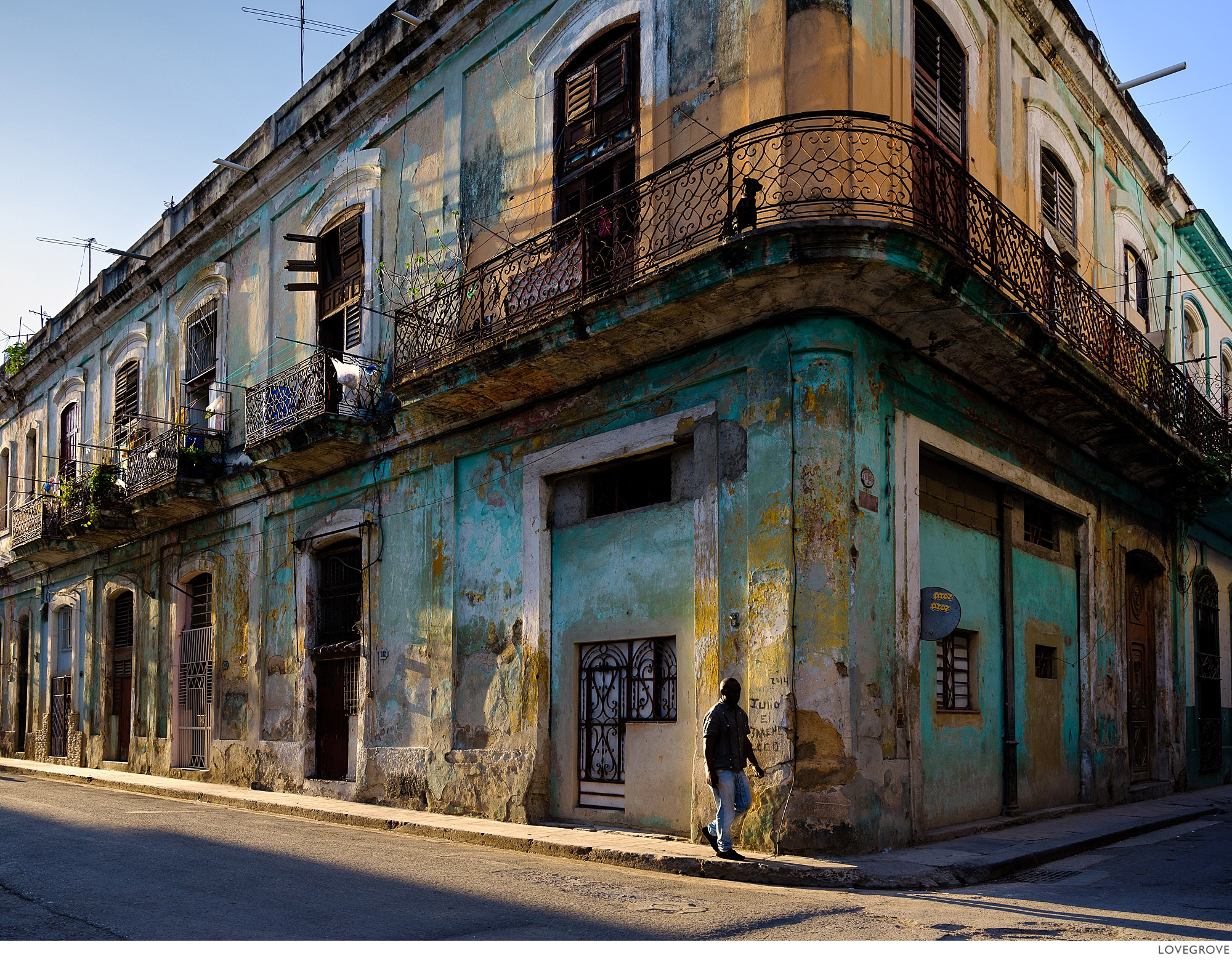 A street corner in old Havana