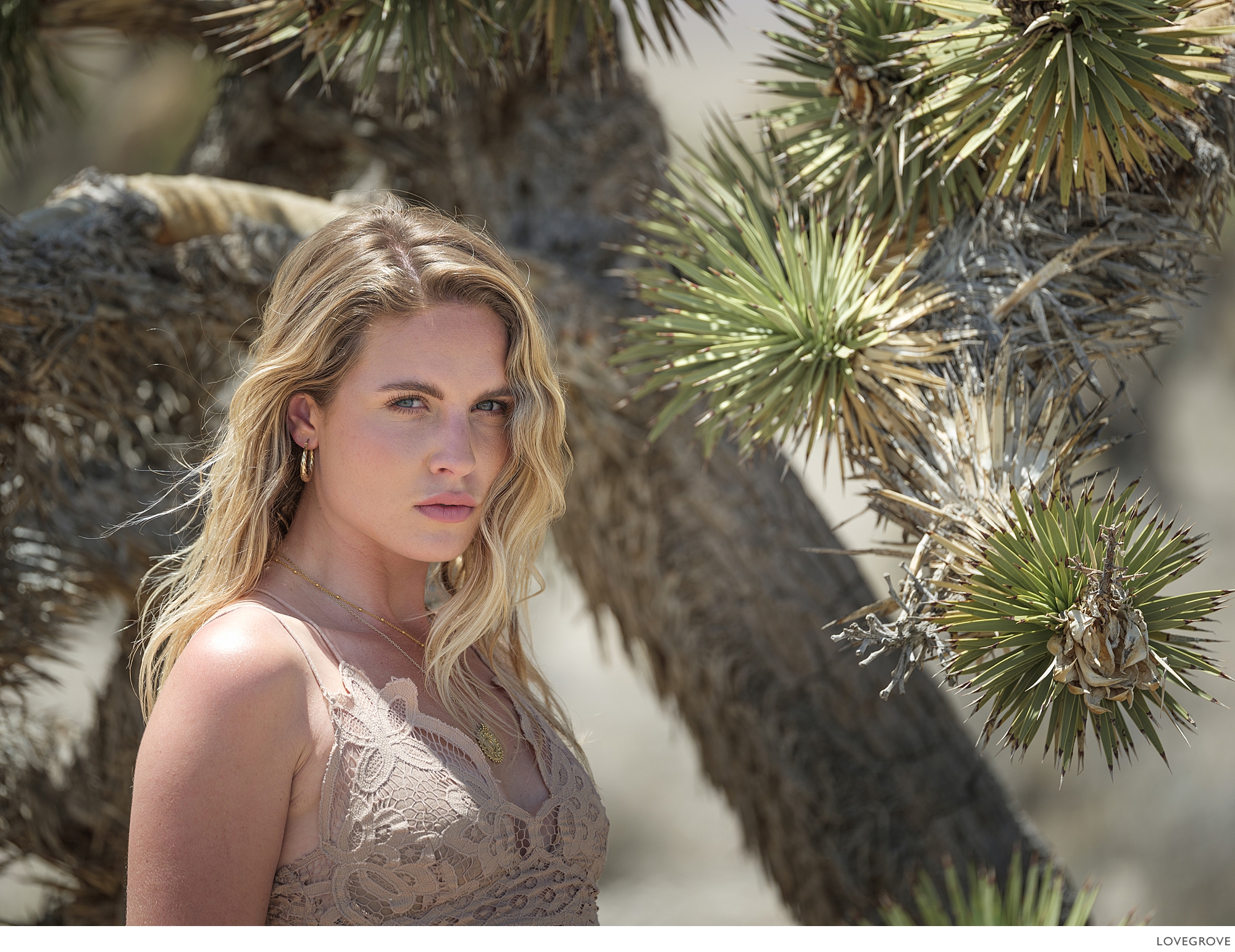 Deserts and Gold Dust-008 Portraits taken on a dry lake bed in Nevada in the heat of the day.